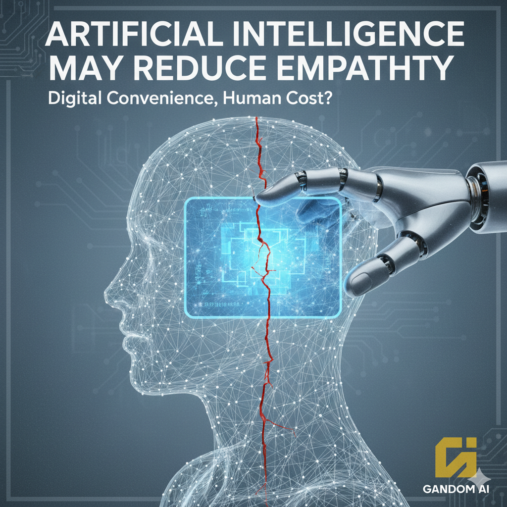 عنوان: هوش مصنوعی ممکن است همدلی را کاهش دهد، یافته‌های تحقیق نشان می‌دهد